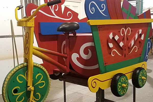 SMA Christmas pedal cart