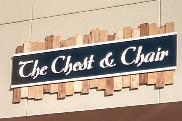 The chest and chair